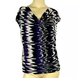 LIZ CLAIBORNE career dress top blouse. Womens petite Large